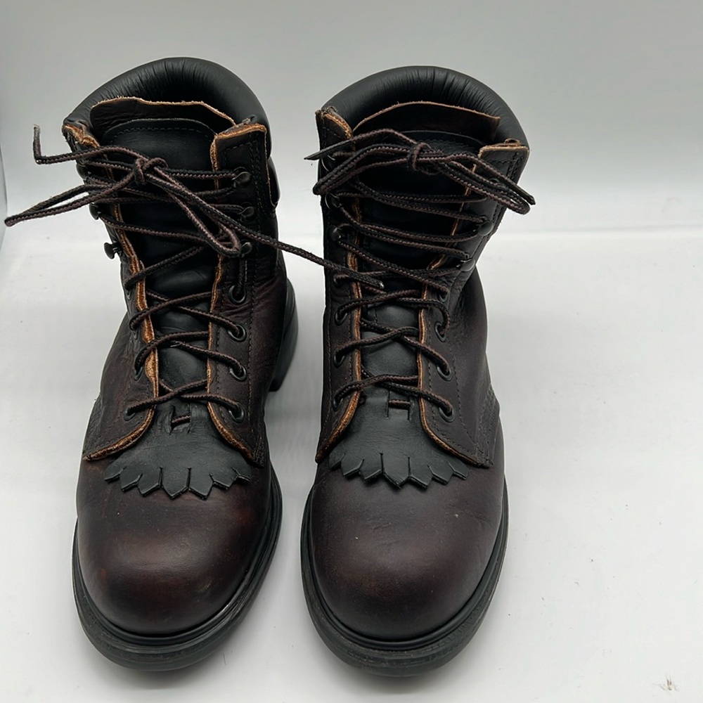 Vintage Red Wings  Steel Toe Leather Boots Women Size 6 B